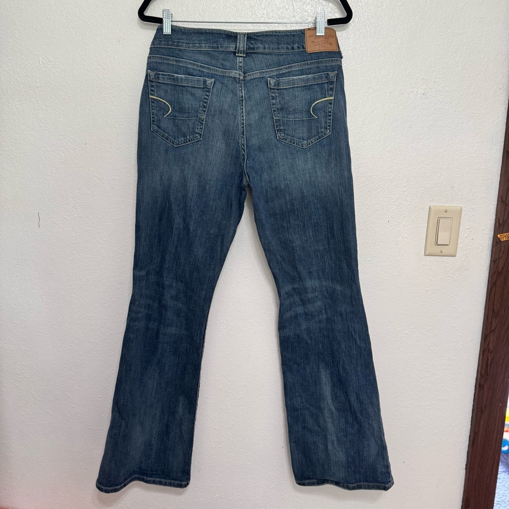 Vintage American Eagle AE 1977 boyfriend bootcut jeans size 14 - Picture 9 of 9